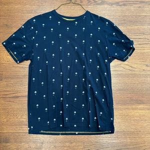 Denim & Flower Slim Fit Palm Trees Large Men’s Dressy T Shirt